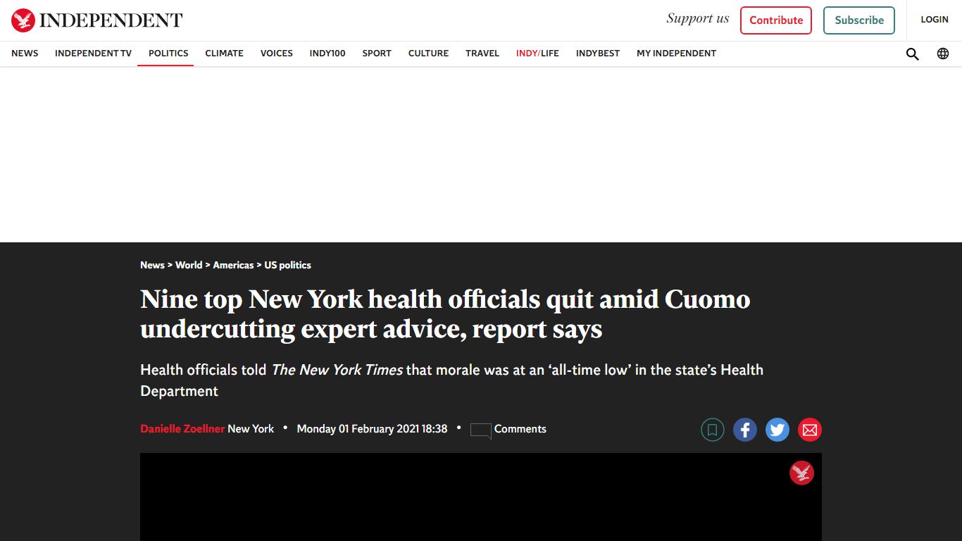 Nine top New York health officials quit amid Cuomo undercutting ...